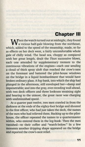 Книга Морган Робертсон «The Wreck of the Titan Or Futility»