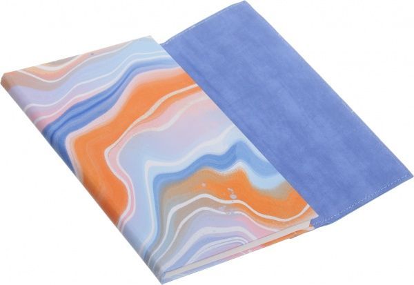 Книга для нотаток Блакитний мармур А5 80 аркушів