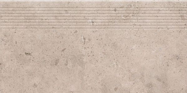 Плитка Ceramika Paradyz Starlight grys stopnica prosta mat. 30x60 