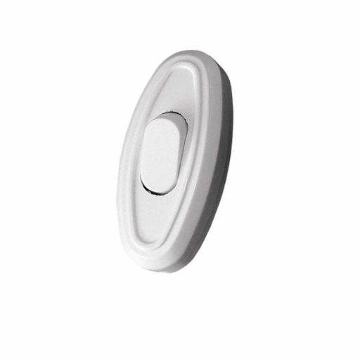 Выключатель пластик одноклавишный Garant без подсветки белый EH-2226