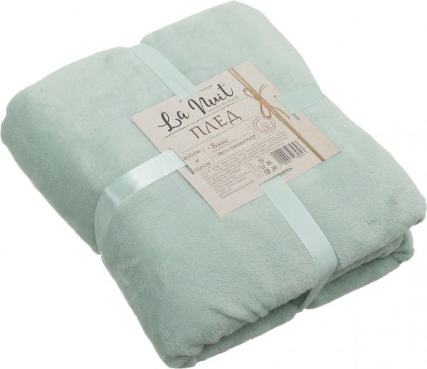 Плед Basic 200x220 см салатовый La Nuit 