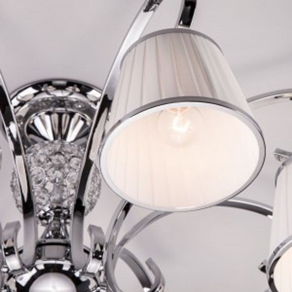 Люстра потолочная Strotskis Tessa 8x40 Вт E14 хром 60088/8