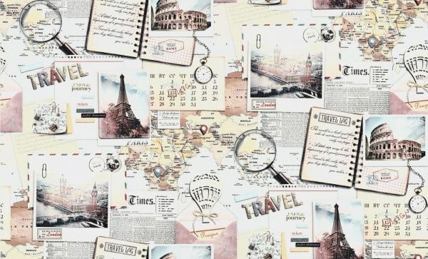 Обои виниловые на флизелиновой основе MEGAPOLIS 9145-13 1,06x10,05 м 