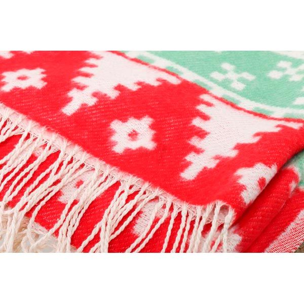 Плед Ярослав New Year cotton green 140x200 см