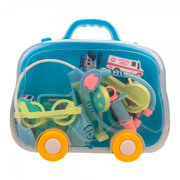 Набор доктора 2 в 1 (чемодан-машинка) 66077-B
