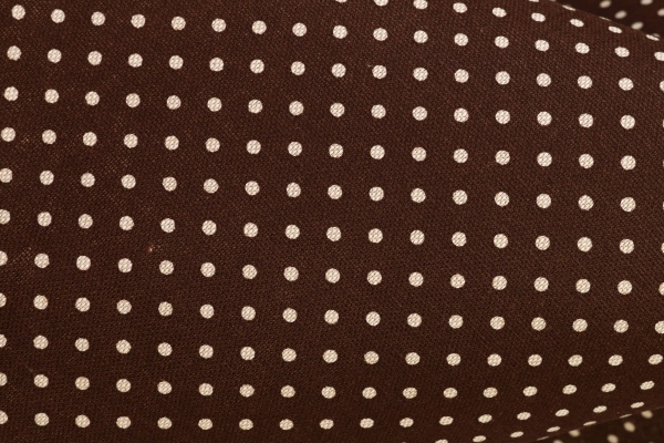 Скатерть Lucy горошек 133x180 см коричневый La Nuit 