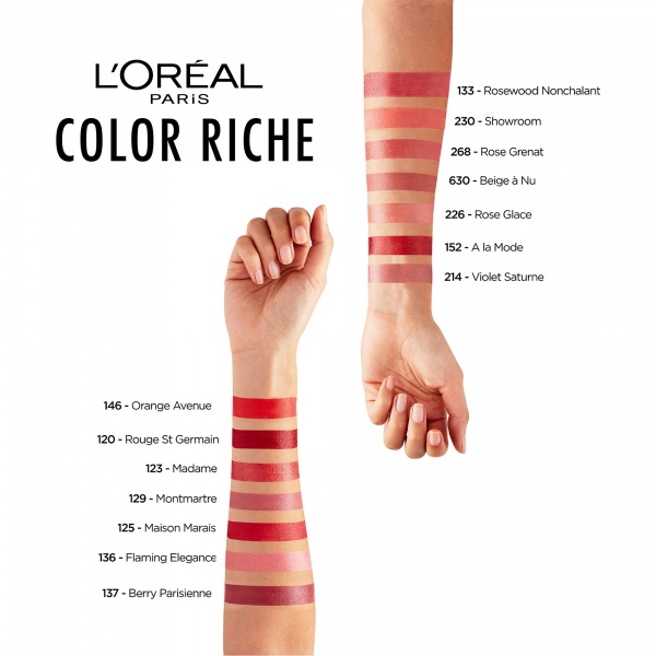 Помада L'Oreal Paris Color Riche Shine 123 Мадам 28 г