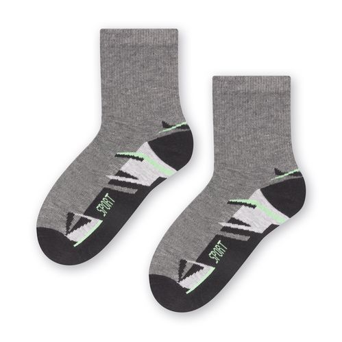 Носки детские для мальчиков Steven 14345 р. 29-31 серый меланж 