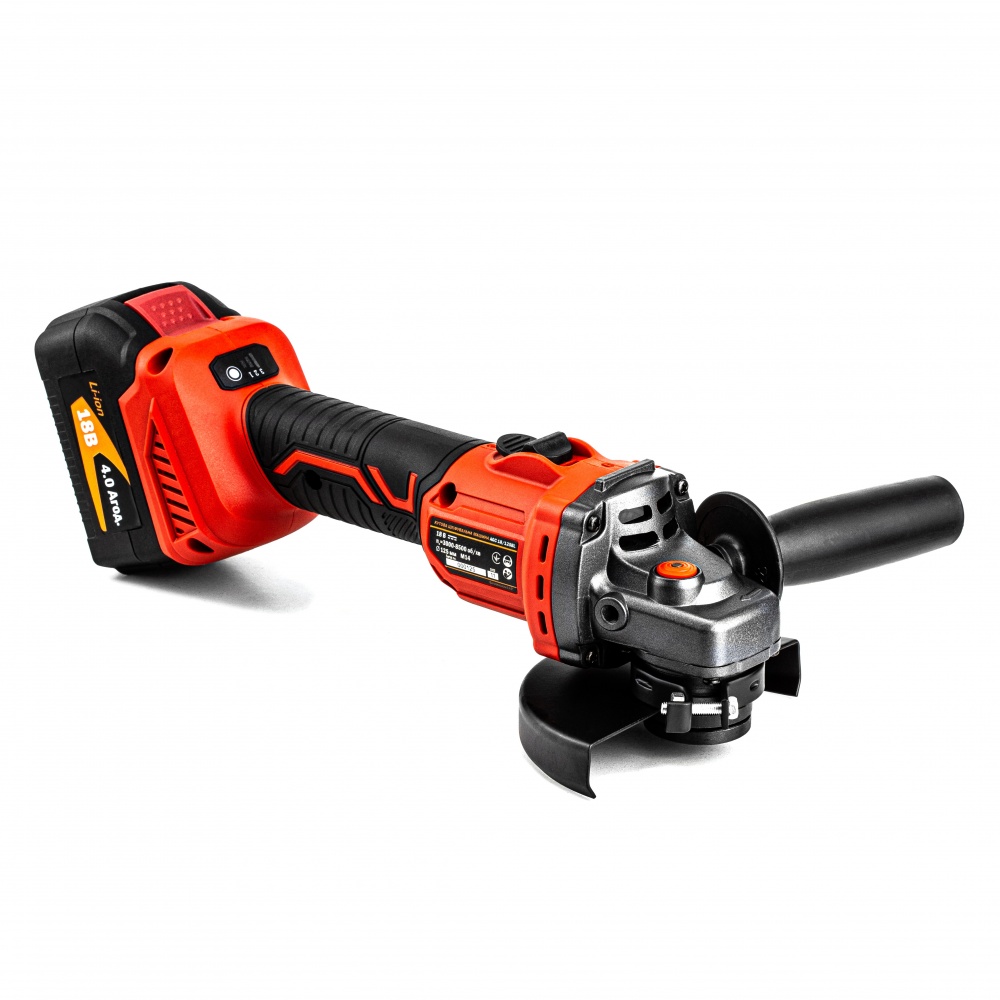 Болгарка (кутова шліфмашина) GTM AGC18/125BL