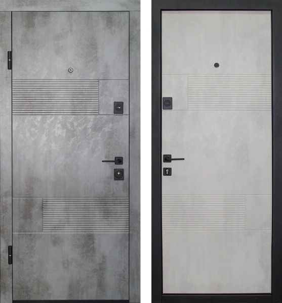 Двері вхідні Міністерство дверей Оптима-58 оксид 2050x960 мм ліві