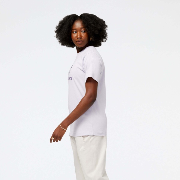 Футболка New Balance ATHLETICS PEARL GRAPHIC WT31553GRV р.M фіолетовий