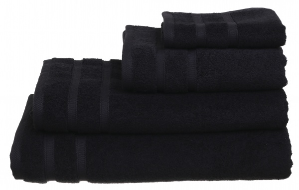 Полотенце махровое Bamboo 100x150 см черный La Nuit 