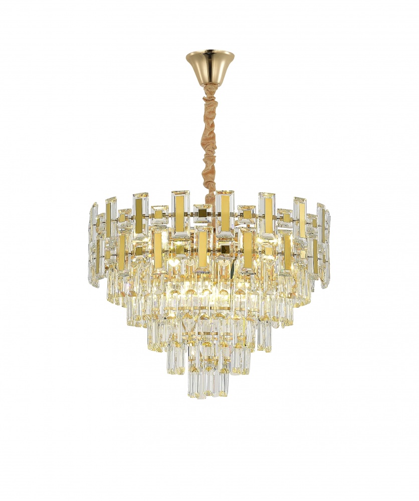 Люстра потолочная Sensio Castello 8xE14 золото PA-B8018-550