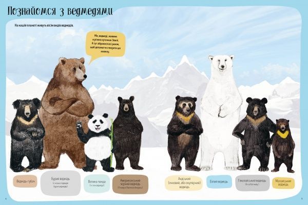 Книга Кейти Виггерс «Ведмежа книга. На гостині у ведмедів з усього світу» 9-786-177-579-624