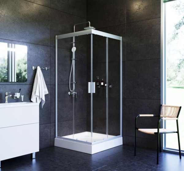 Душове огородження AM.PM Gem Square Slide 90x90см W90UG-403-090MT
