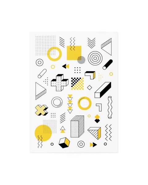 Тату тимчасове TATTon.me Bauhaus mix