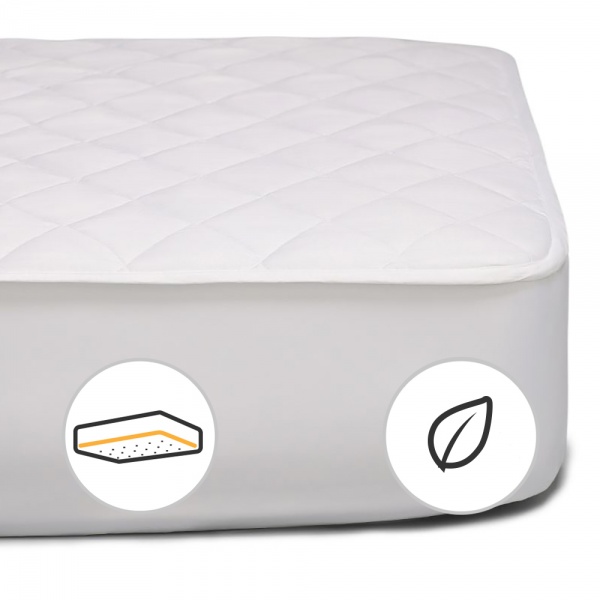 Наматрацник MirSon Стандарт Тенсель (Modal) 306 звичайний з резинкою по периметру 26х180x190 см 2200000382931 