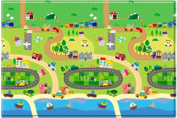 Килимок Babycare Happy Village 1850х1250х12 мм 90392