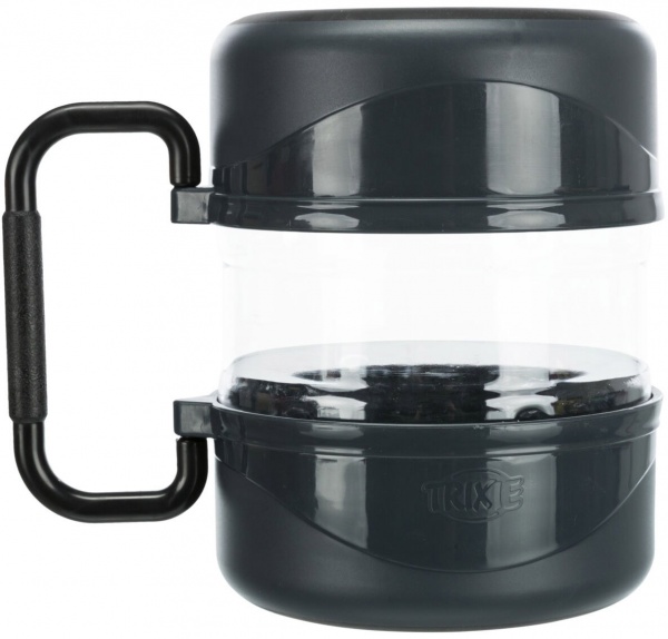 Набор дорожный Trixie контейнер для еды 2 л и 2 миски 0,75 л 2491