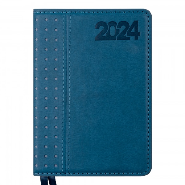 Щоденник датований синій 352 стор. Leo Planner Destiny A6 2024