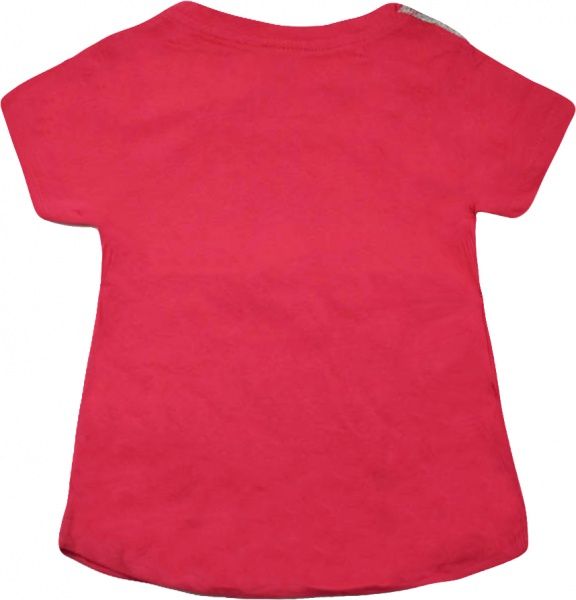 Футболка для девочки AKKU 9081 с звездой р.104 розовый 