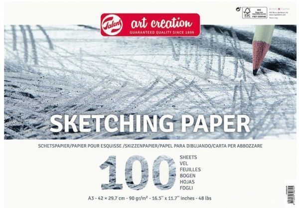 Альбом для рисунка на спирали Art Creation A3 42х29,7 см 90 г/м² 100 листов Talens Art Creation