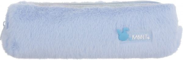 Пенал школьный Rabbit голубой