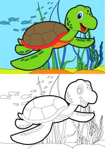 Раскраска «Подводный мир» 4402647021237