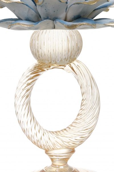 Свічник Pigna Oil 19х19х25 CD2270/OIL White cristal