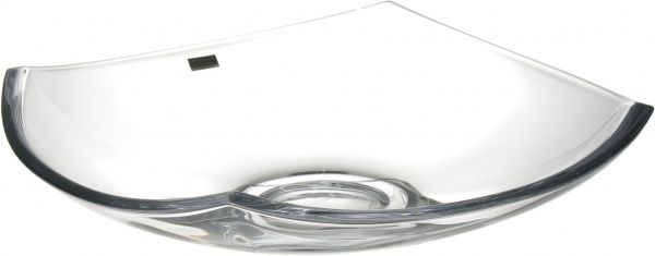 Ваза стеклянная прозрачная Mississippi 40 см Bohemia