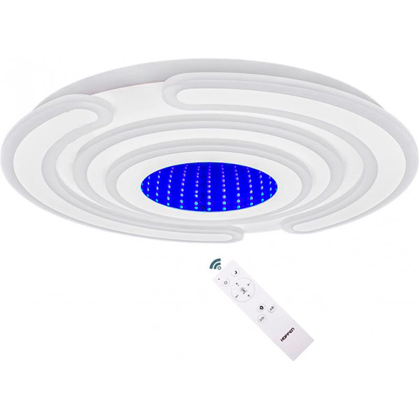 Люстра светодиодная Hopfen EN RGB Tunnel с пультом ДУ 70 Вт белый 