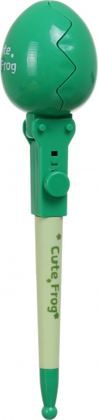 Ручка кулькова Жабеня кольорова в асортименті 