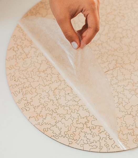 Пазл деревянный Земля 50 см PuzzleUp 