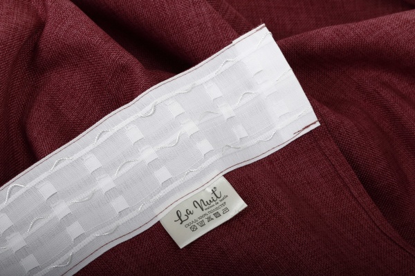 Штора Stella ягодный 160х275 см La Nuit