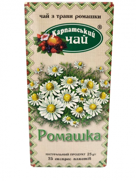 Чай травяной Карпатський чай ф/п Ромашка 25 шт. 25 г 