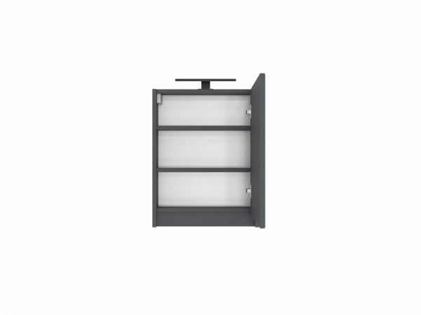 Дзеркальна шафа ЮВЕНТА Leo Leo-50 антрацит 