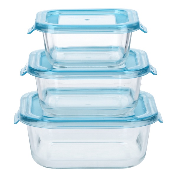 Контейнер Convenient 520 мл квадратный голубой miFamilia