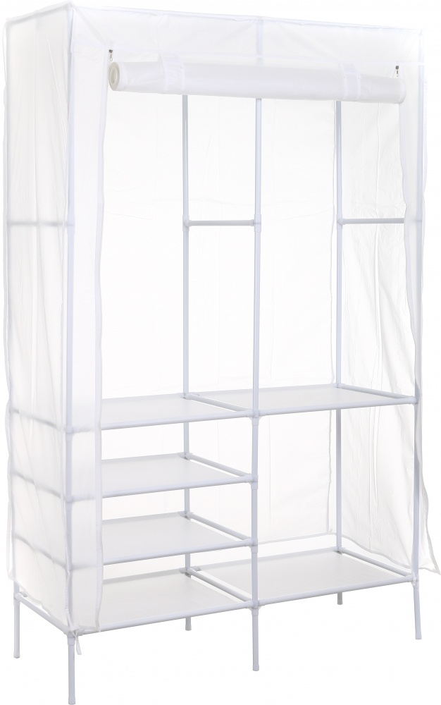 Тканевый шкаф PEVA 1730х1070х450 мм белый