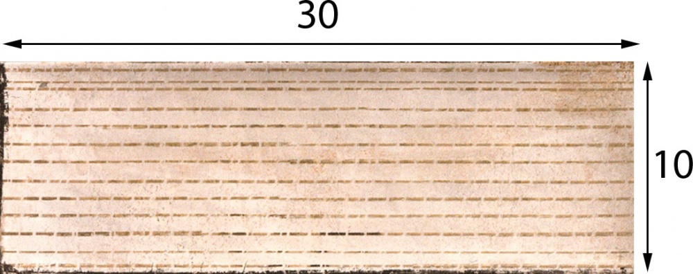 Плитка Mainzu Armoni Elios Cream Decor 10x30 см