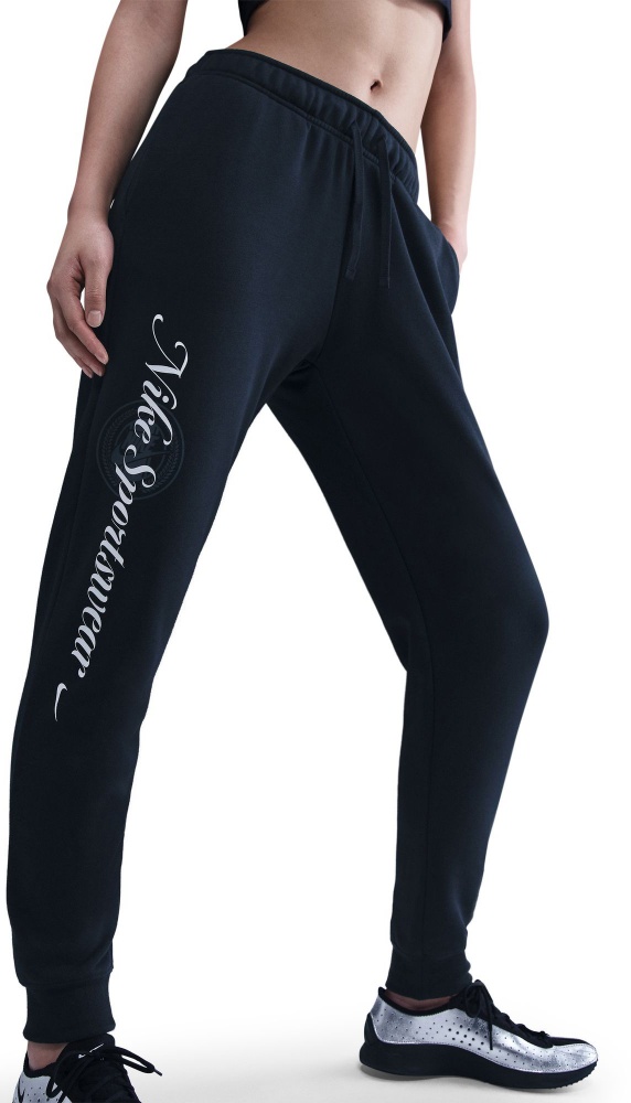 Штани Nike W NSW Club FLC GX STD Pant HV2346-010 р. XS чорний