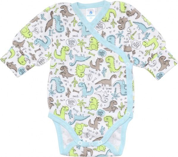 Боді дитяче Minikin Dino р.56 бірюзовий 199010356 