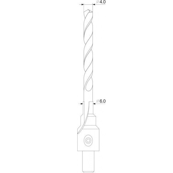 Сверло по дереву YATO 4 мм YT-33021