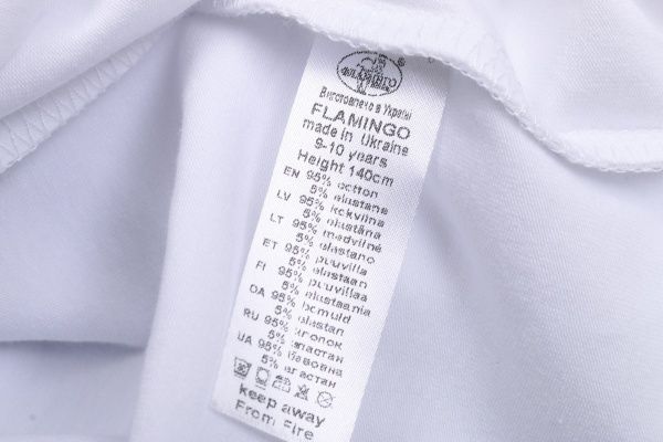 Футболка Фламинго р.122 белый 773-416 