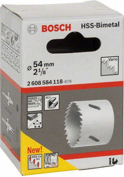Коронка Bosch Standart HSS Bi-metal 54 мм 2608584118