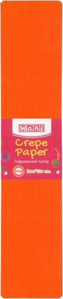 Папір гофрований 55% 50x200 см помаранчевий MX61615-06 Maxi