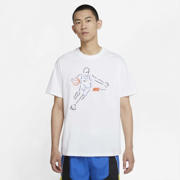 Футболка Nike M NK OC 90 SS TEE DJ1588-100 р.L-T білий