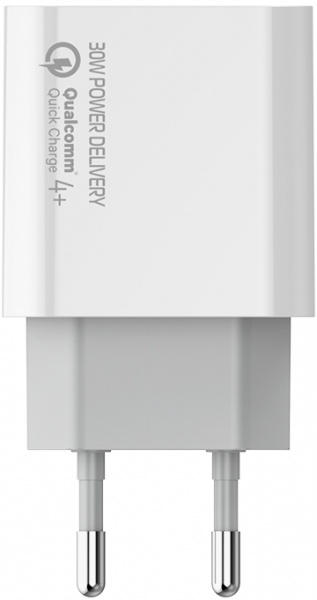 Зарядное устройство ColorWay Power Delivery Port PPS USB (Type-C PD + USB QC3.0) (30W) white (CW-CHS037PD-WT) 