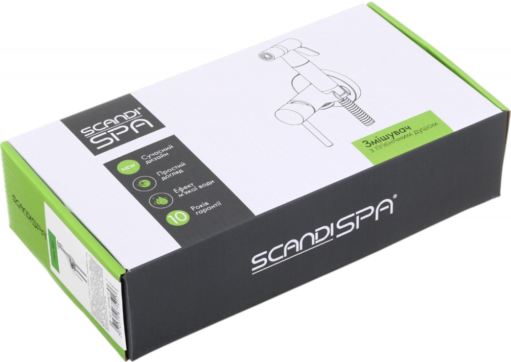 Смеситель ScandiSPA Vali с гигиеническим душем хром