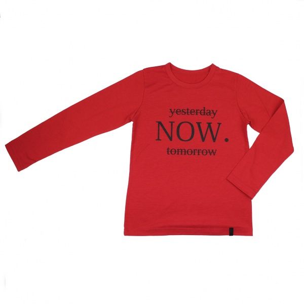 Футболка з довгим рукавом Danaya р.146 червоний ШЯ19-14 