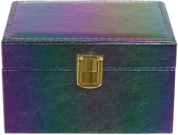 Скриня для прикрас Хамелеон 16х12х9 см темний